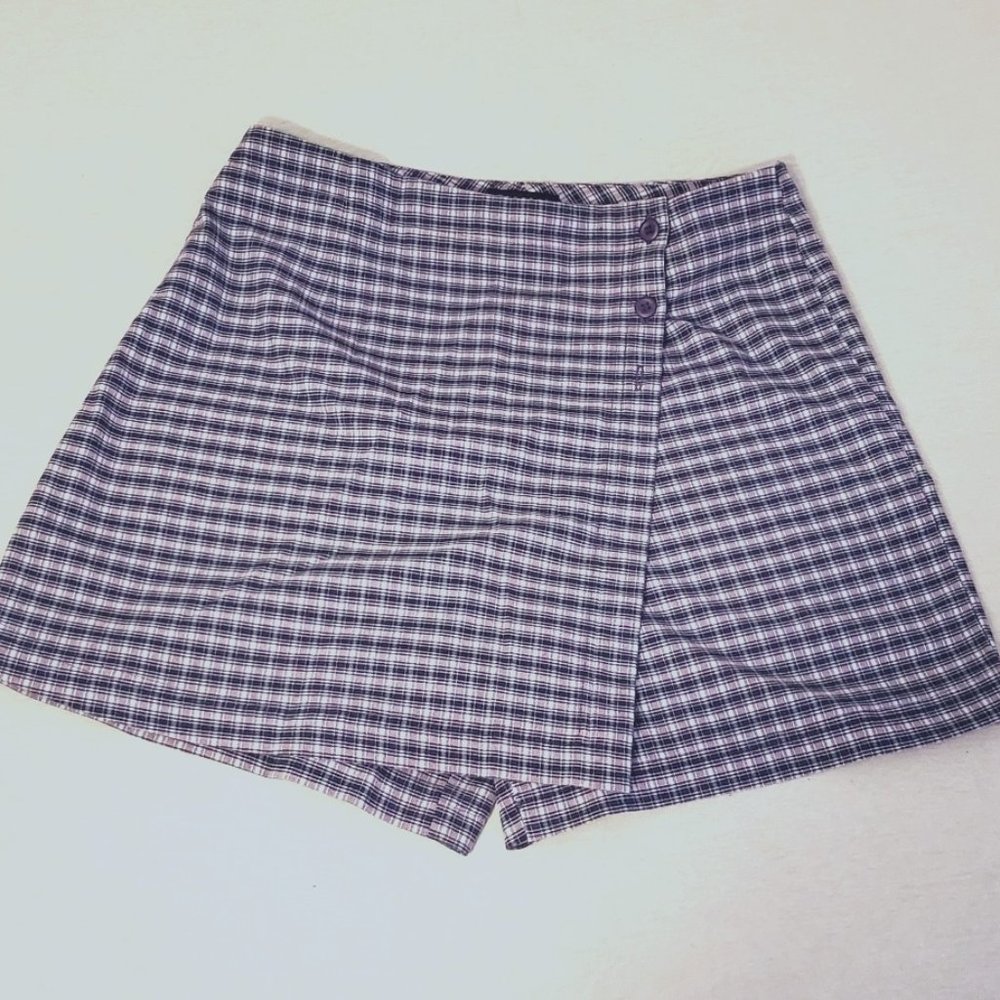 Sonoma Stretch Plaid Skort